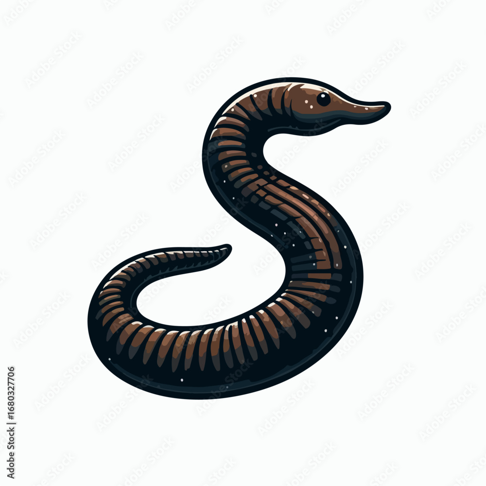 Fototapeta premium leech vector illustration 
