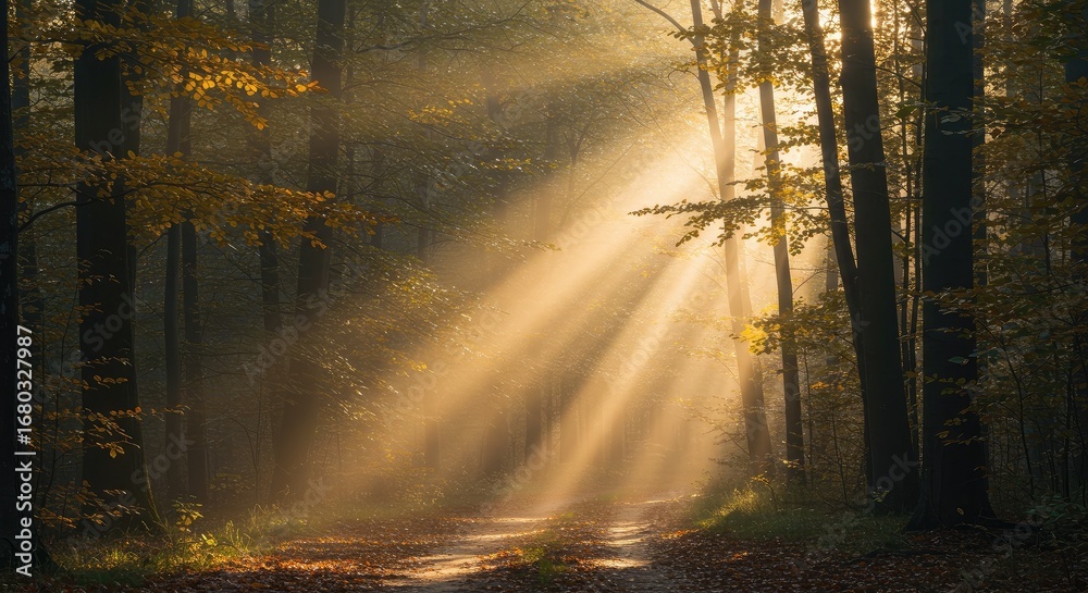 Fototapeta premium morning in the forest