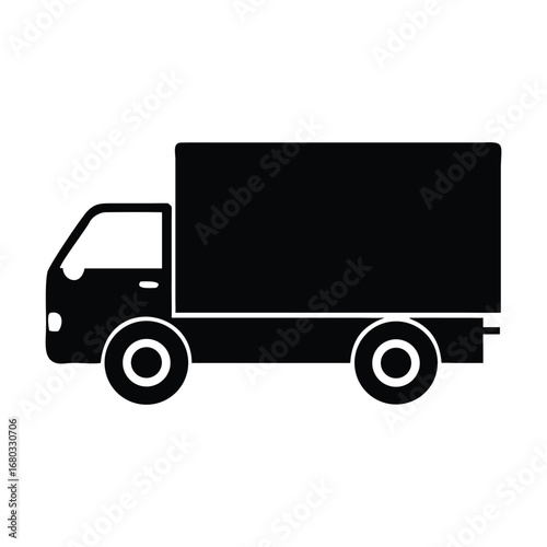 truck isolated on white background