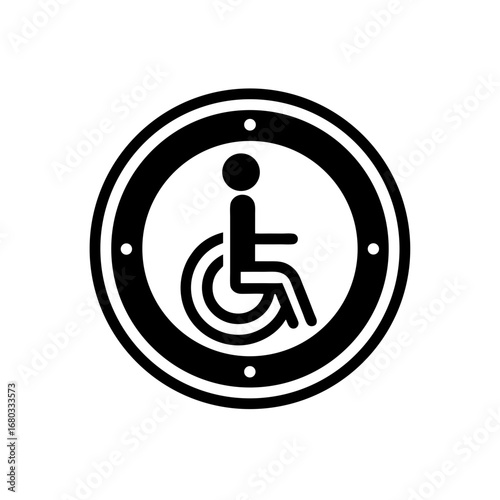 accessibility universal access icon vector isolate