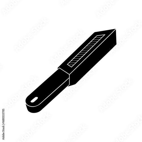 box cutter with a subtle grip texture  hand tool  