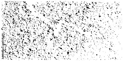Scratch distress urban overlay spotted concrete grain surface grainy noise rust wall grunge black splatter and white background. damaged chalk crack rough ink wall texture.	
