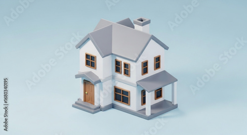Modern house design architecture residential building home exterior property real estate facade construction