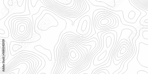 Modern location discovery vector topo map design White background with topographic world grid wave Topographic map geographic line texture.	