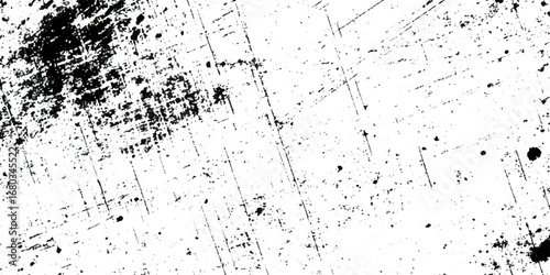 Abstract grunge composition with rough textures, worn surfaces, layered distressed elements, chaotic color splashes, vintage urban feel, ideal for creative backgrounds and artistic.