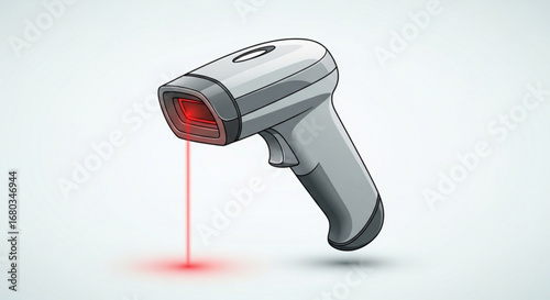 Barcode scanner laser scanning product retail inventory checkout point of sale automation handheld device tool 1d 2d