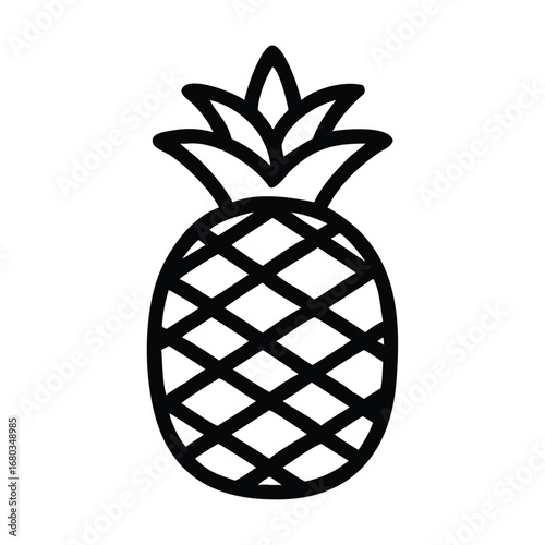 pineapple vector illustration