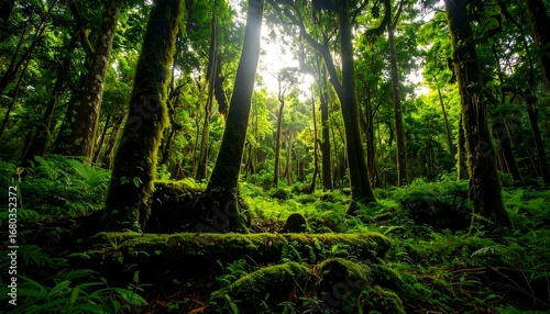 Lush green rainforest canopy (1)
