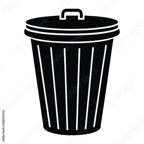 vector trash can icon
