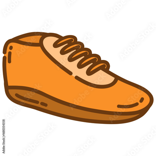 shoe footwear vector cartoon