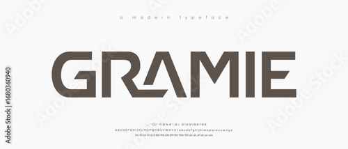 Minimal modern alphabet fonts. Typography minimalist urban digital fashion future creative logo font. vector illustration
