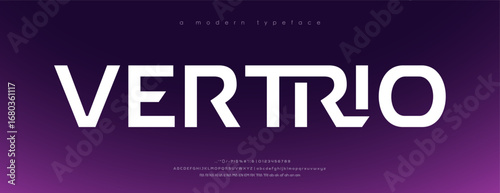 Minimal modern alphabet fonts. Typography minimalist urban digital fashion future creative logo font. vector illustration
