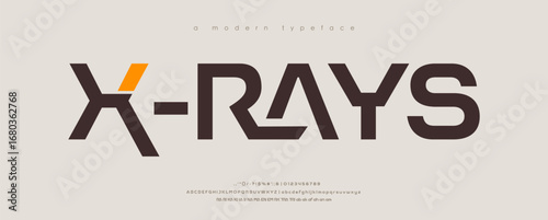 Minimal modern alphabet fonts. Typography minimalist urban digital fashion future creative logo font. vector illustration
