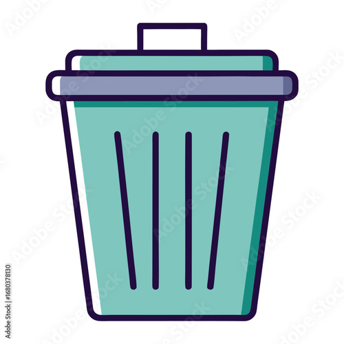 trash can icon vector illustration.