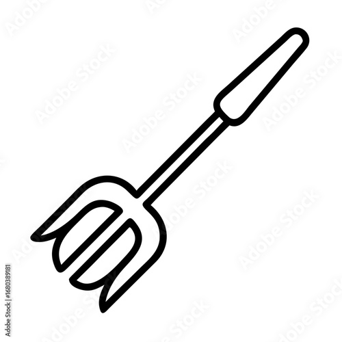 Gardening  hoe icon transparent background