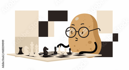 Smart Potato Playing Chess With Style, a Strategy Game for Intellectuals