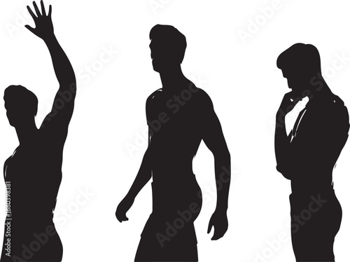 Male Silhouette Vector Illustration

Strong Man Silhouette Design

Modern Male Outline Graphic