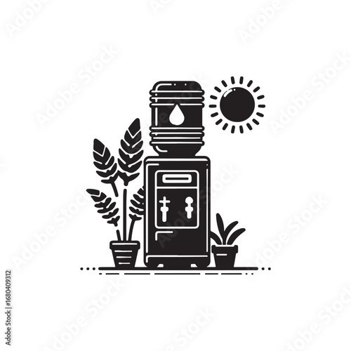 Water Cooler Vector (8).eps
