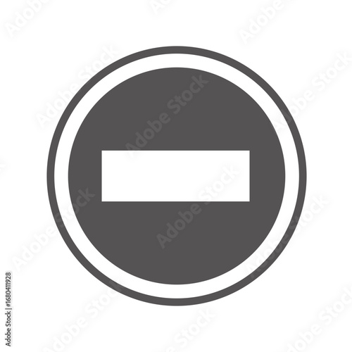 minus stop icon