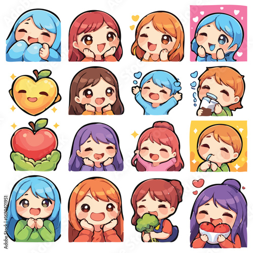 Cute Chibi Healty Color