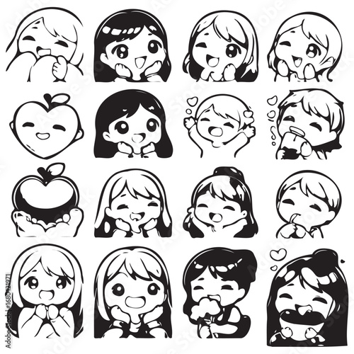 Print Cute Chibi Healty Sketchart