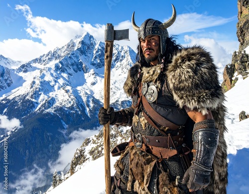 powerful mountain warrior 