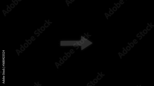 Wallpaper Mural Arrow Icon Showing Growth and Direction Animation in Black Background  Torontodigital.ca