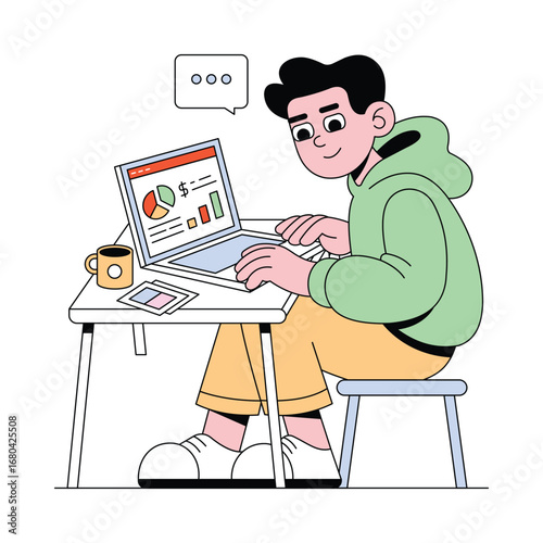 Strategy Vector illustration. EPS 10 file