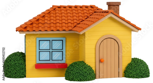 Isolated Toy House