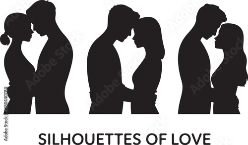 Romantic Couple Silhouette Vector

Loving Pair Silhouette Illustration

Together Forever Silhouette Design