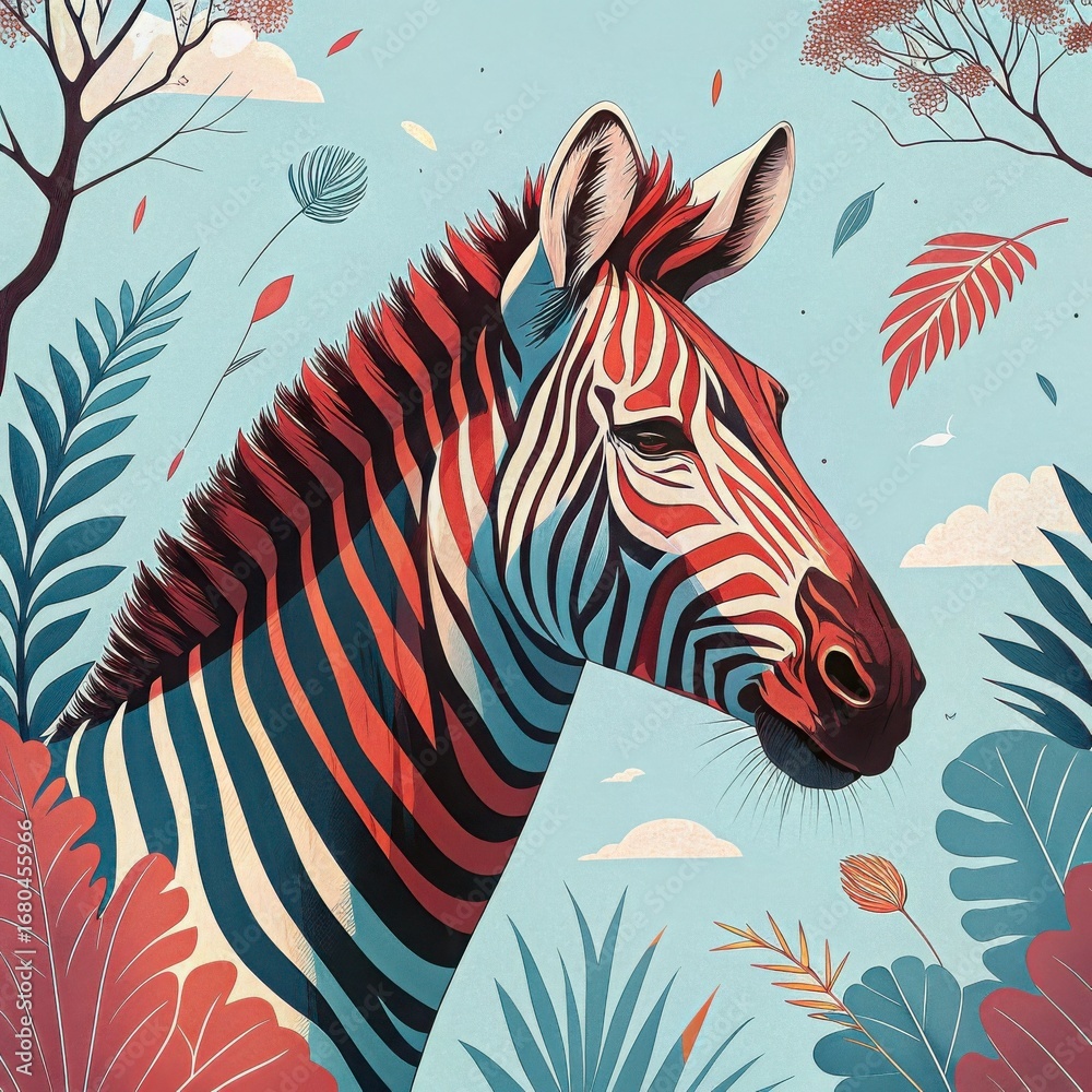 “Seamless Maximalist 90s Neon Tiger and Zebra Animal Print Vector Pattern” “Seamless Maximalist 90s Neon Tiger and Zebra Animal Print Vector Pattern”