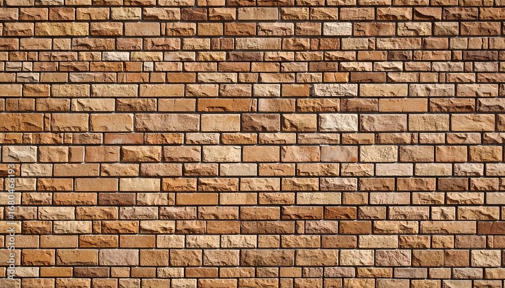 Fototapeta premium Tan brick wall texture