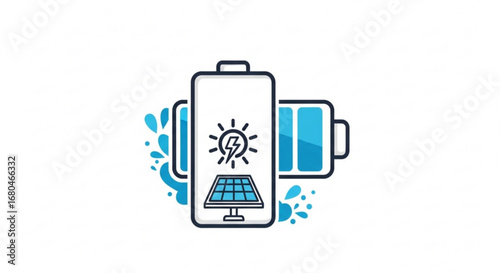 Solar panel battery energy renewable power electricity sustainable charge eco friendly technology solution