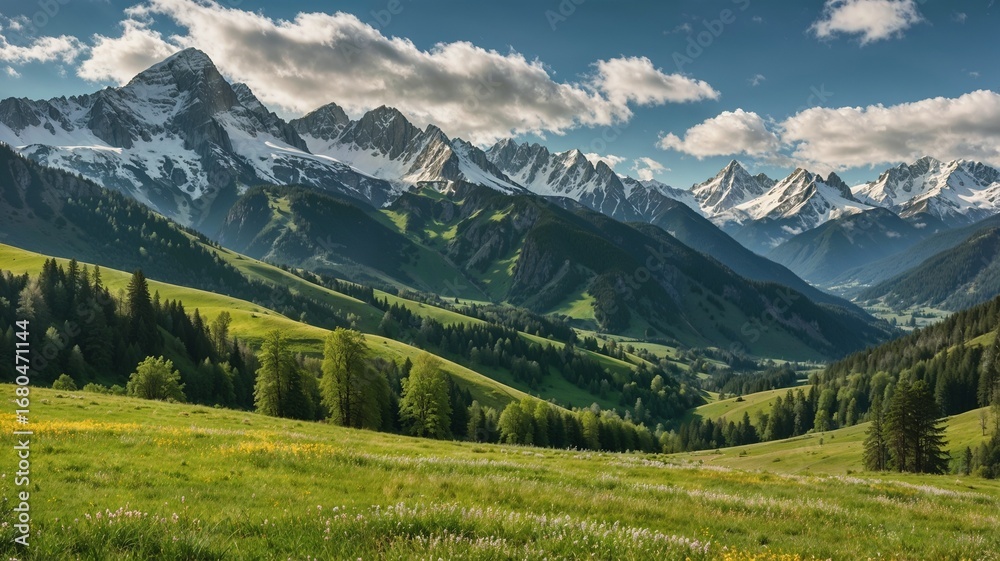 Obraz premium panorama of the mountains