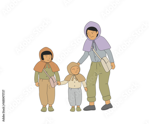 空襲警報　非難