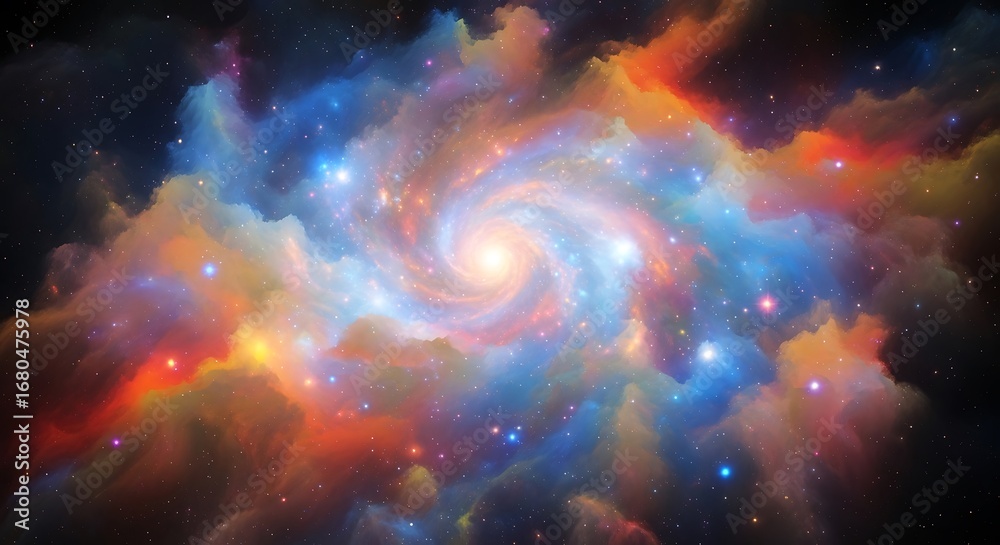 Fototapeta premium Spiral Galaxy in Deep Space.