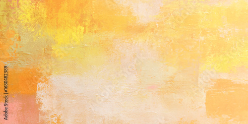 Vibrant abstract yellow watercolor background with soft flowing textures, delicate brush strokes, luminous gradient washes, organic patterns, bright artistic composition perfect.