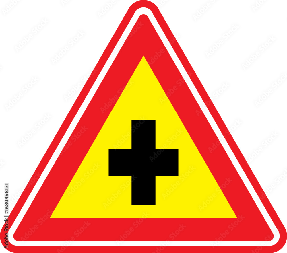 Fototapeta premium Trafiic Road Sign Symbol