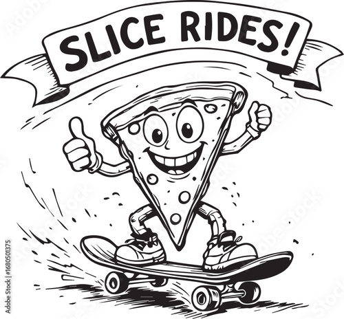 “The Slice That Didn’t Sit Still” (or) “Crust with Confidence”