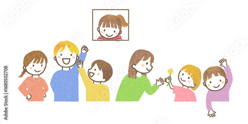 笑顔の子供たち