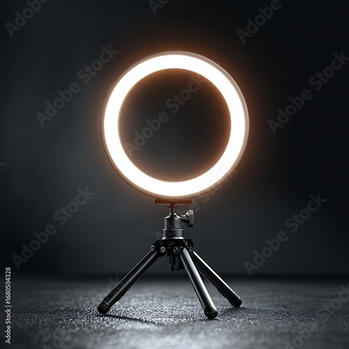 Adjustable phone tripod with light high resolution picture