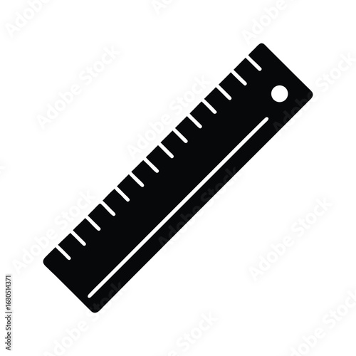 Ruler Icon Vector Illustration