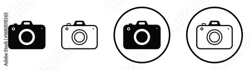 camera icon, photography sign, photo camera icon, photographing sign, vector illustration on transparent background