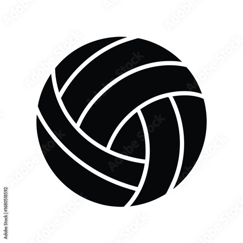 Volleyball Icon Vector Illustration