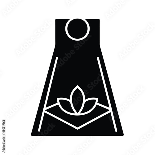 Yoga Mat Icon Vector Illustration