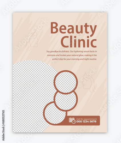 Skin Treatment Social Media Post Design for Beauty Clinics
