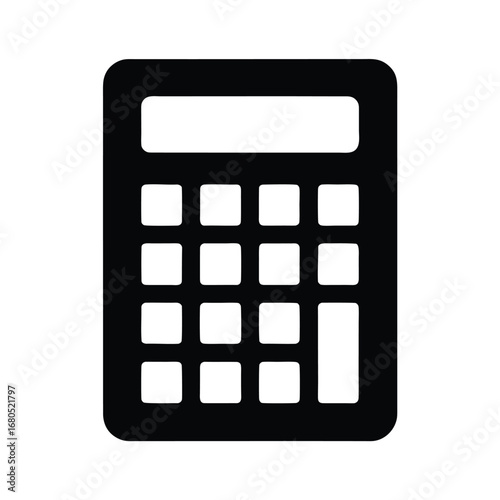 Calculator Math Icon Vector Illustration
