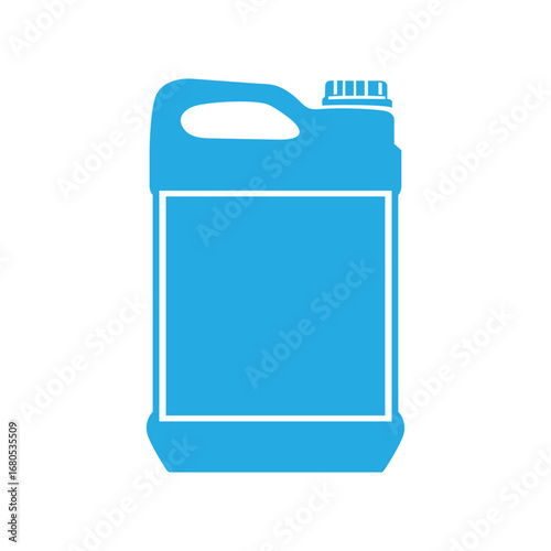 Empty Chemical Plastic Vector