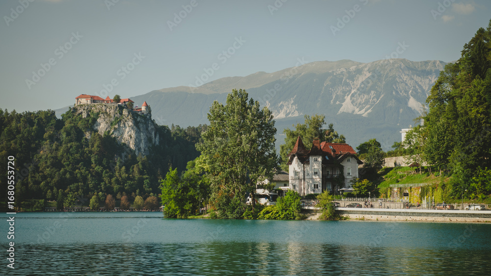 Fototapeta premium Lake Bled (Blejsko jezero in Slovenian)