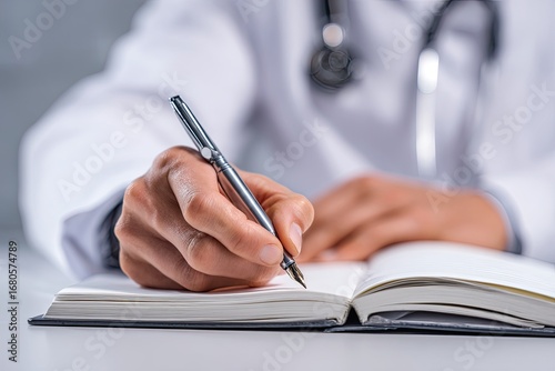 Doctor writing in a notebook (9)